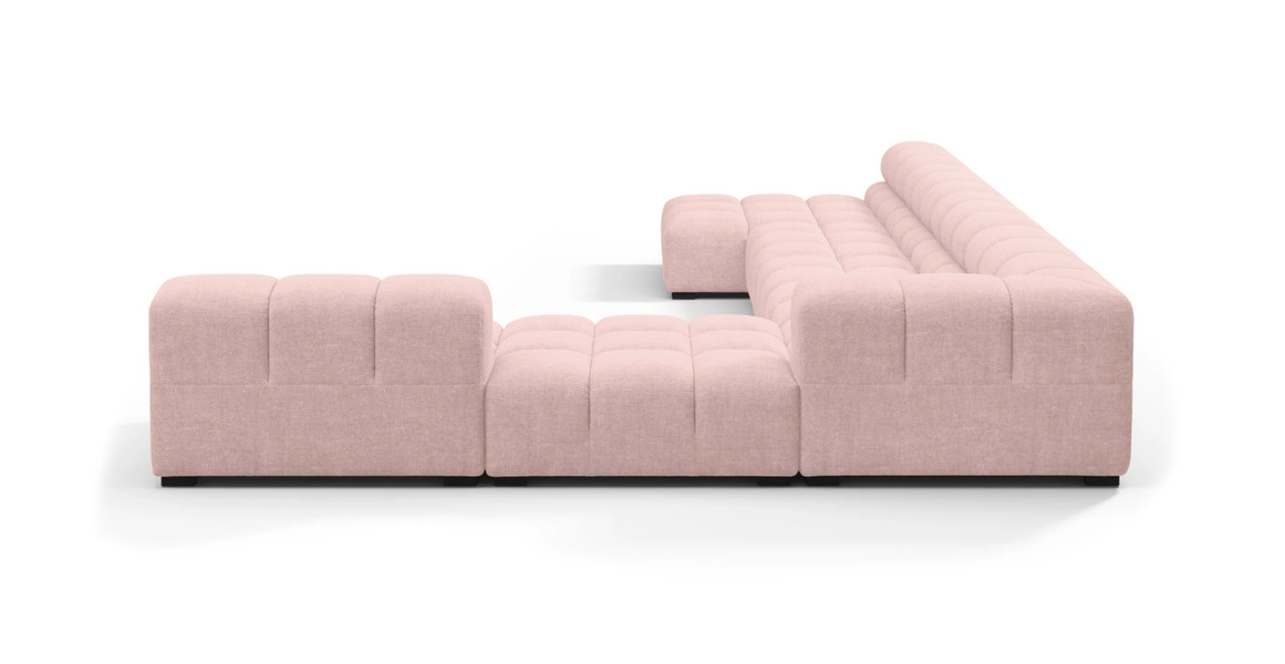 Tufted Sectional Sofa - Extra Large Right Corner