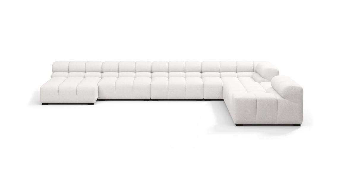 Tufted Sectional Sofa - Extra Large Right Corner