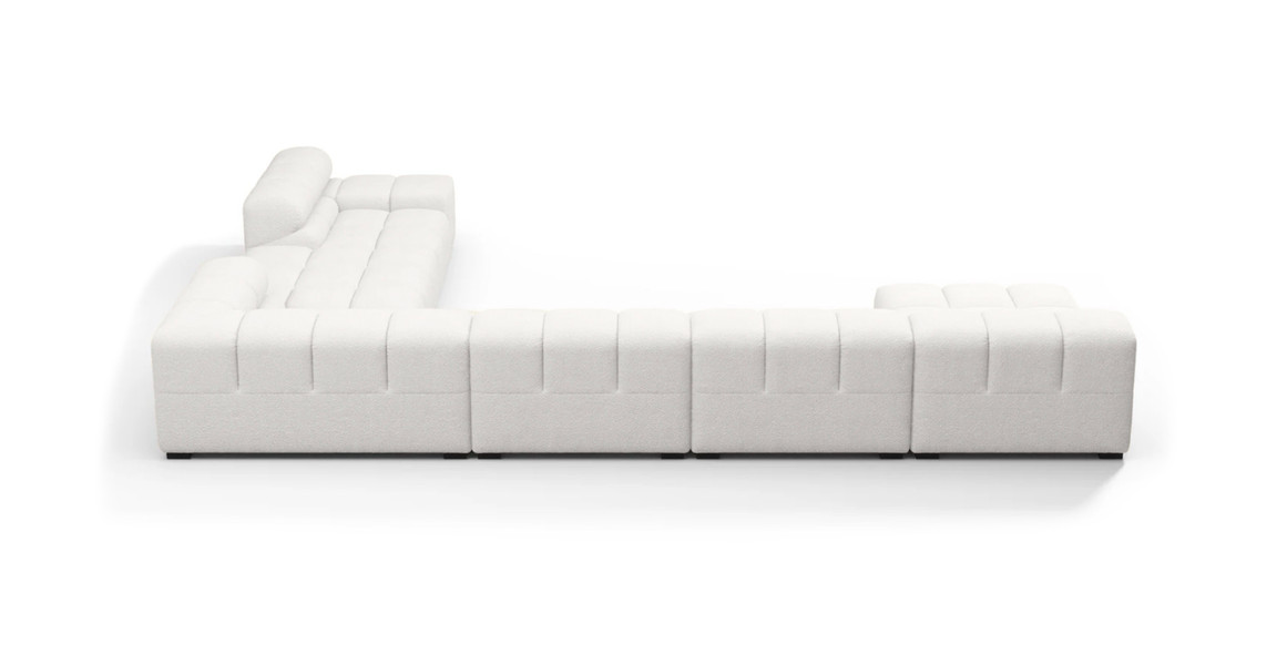 Tufted Sectional Sofa - Extra Large Right Corner