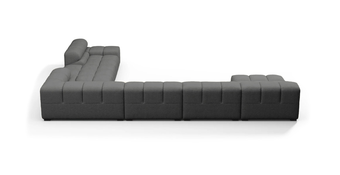 Tufted Sectional Sofa - Extra Large Right Corner