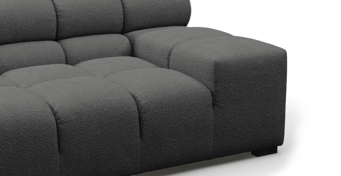 Tufted Sectional Sofa - Extra Large Right Corner