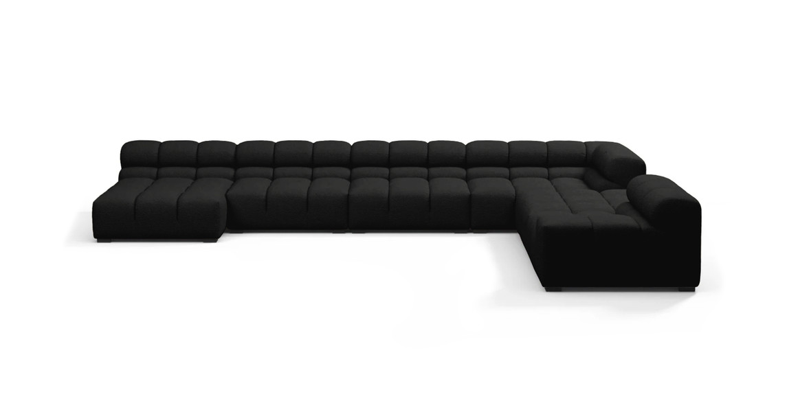 Tufted Sectional Sofa - Extra Large Right Corner