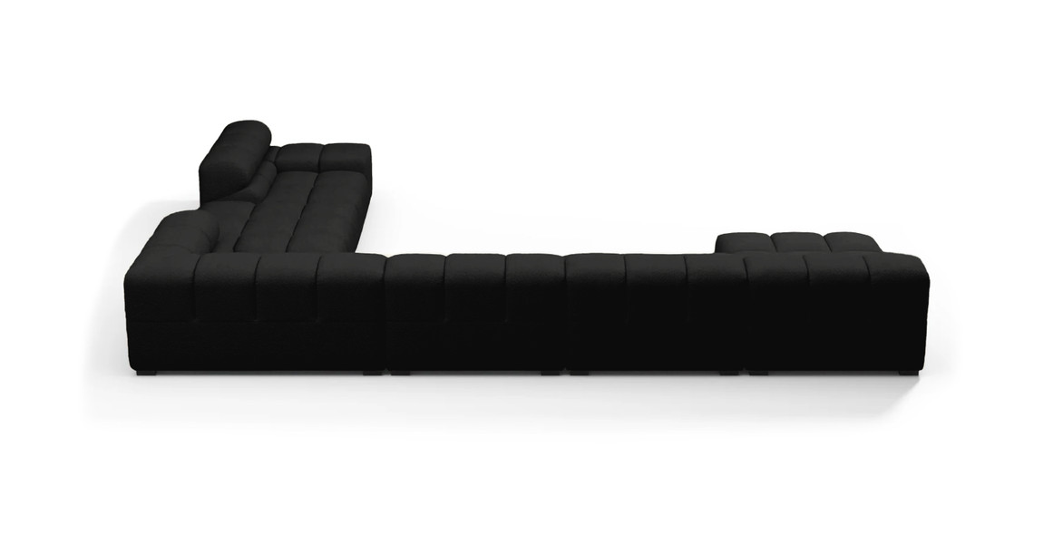 Tufted Sectional Sofa - Extra Large Right Corner