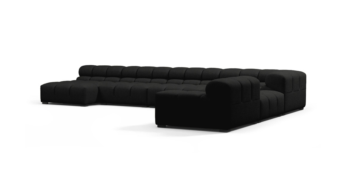 Tufted Sectional Sofa - Extra Large Right Corner