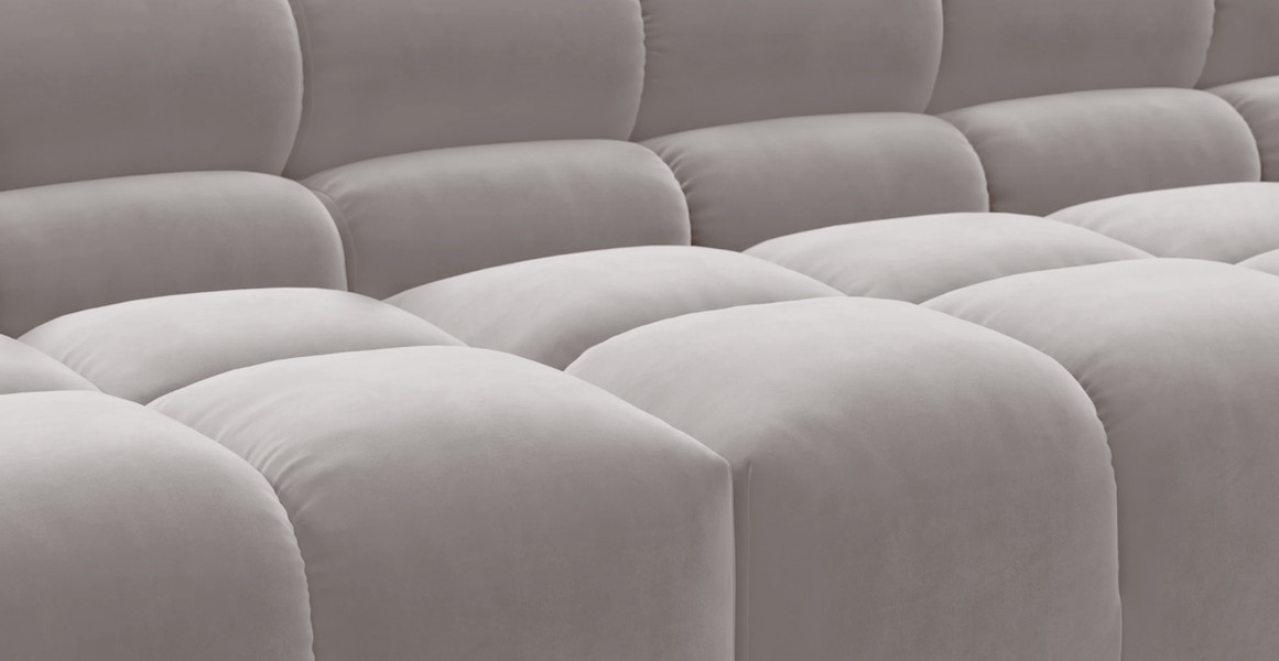 Tufted Sectional Sofa - Extra Large Left Corner