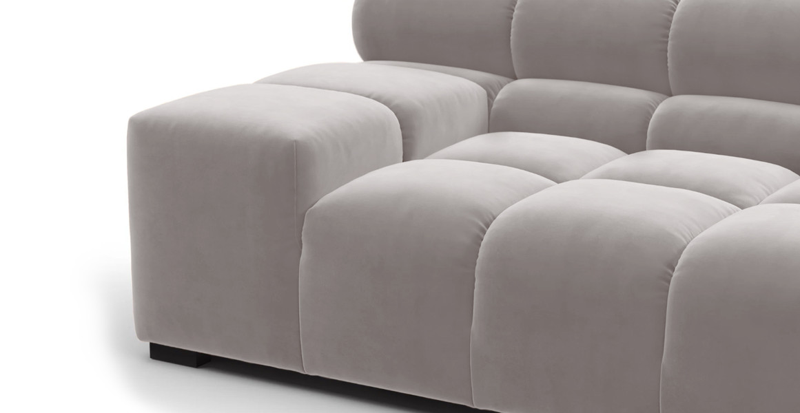 Tufted Sectional Sofa - Extra Large Left Corner