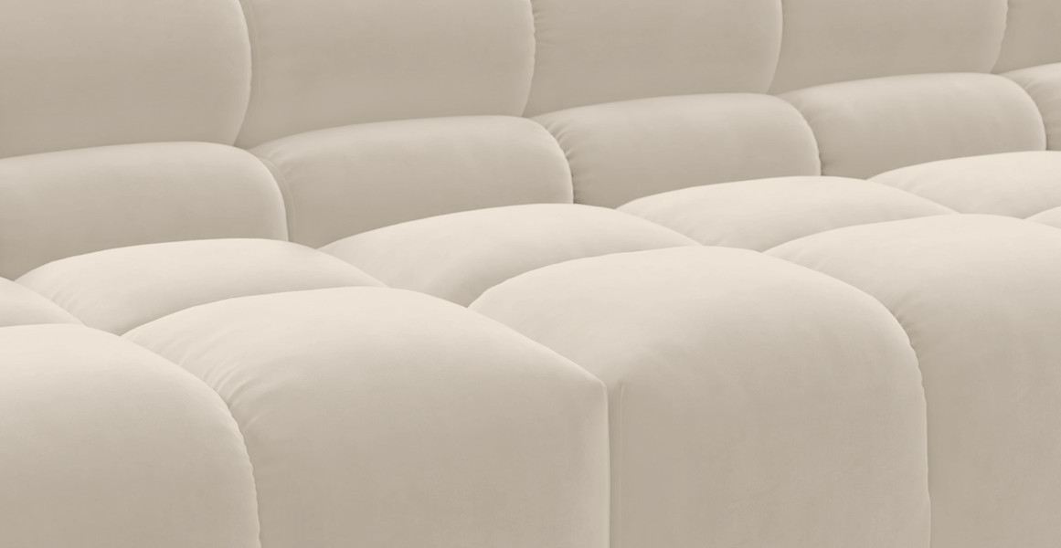 Tufted Sectional Sofa - Extra Large Left Corner