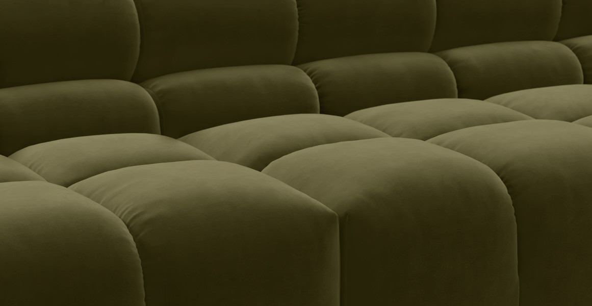Tufted Sectional Sofa - Extra Large Left Corner