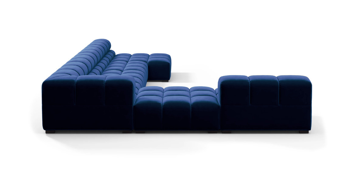 Tufted Sectional Sofa - Extra Large Left Corner