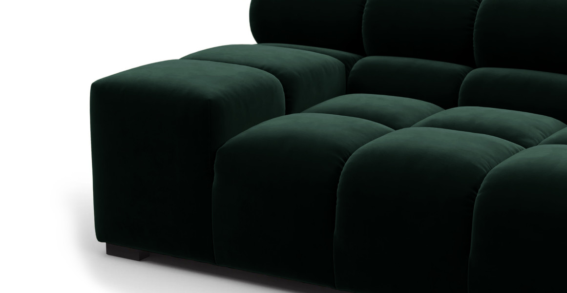 Tufted Sectional Sofa - Extra Large Left Corner