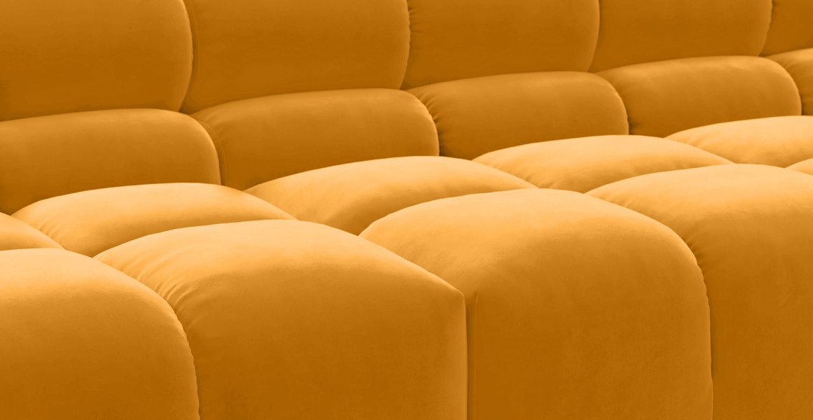 Tufted Sectional Sofa - Extra Large Left Corner