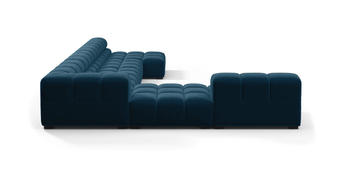 Tufted Sectional Sofa - Extra Large Left Corner