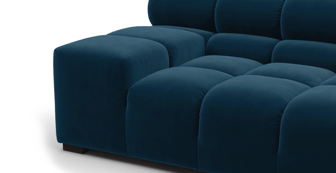 Tufted Sectional Sofa - Extra Large Left Corner
