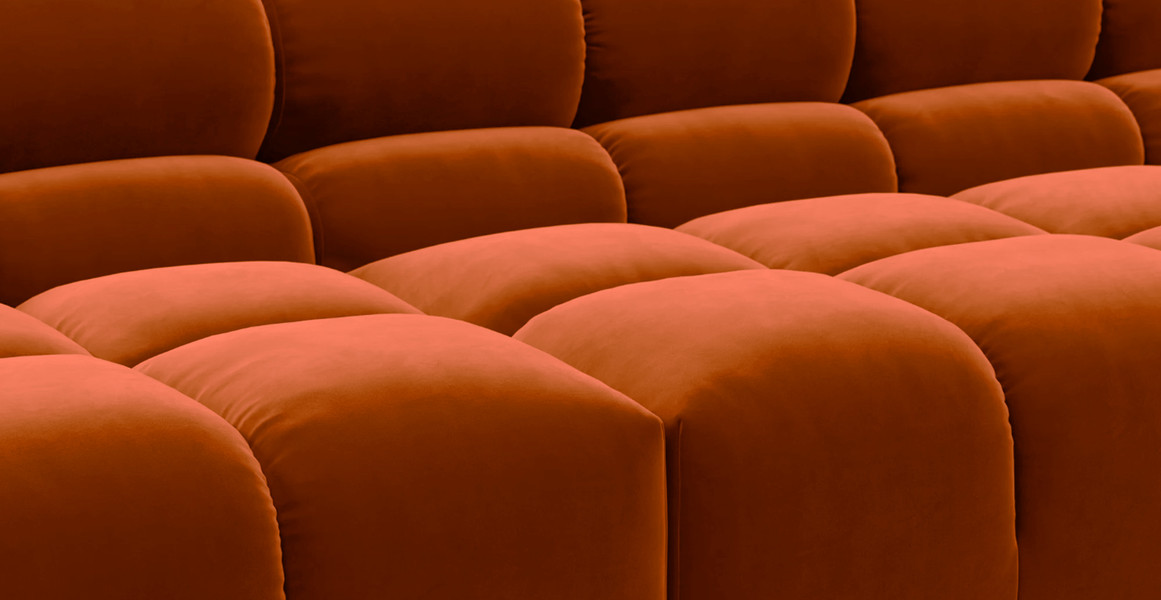 Tufted Sectional Sofa - Extra Large Left Corner