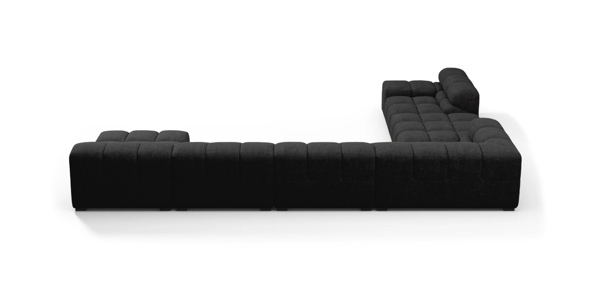 Tufted Sectional Sofa - Extra Large Left Corner