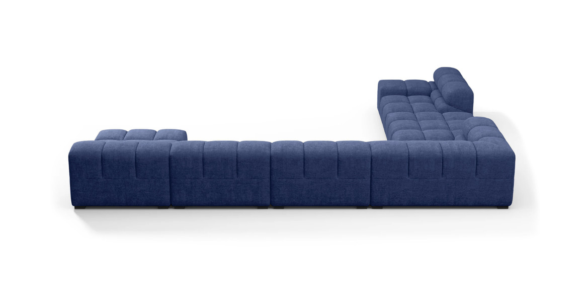 Tufted Sectional Sofa - Extra Large Left Corner