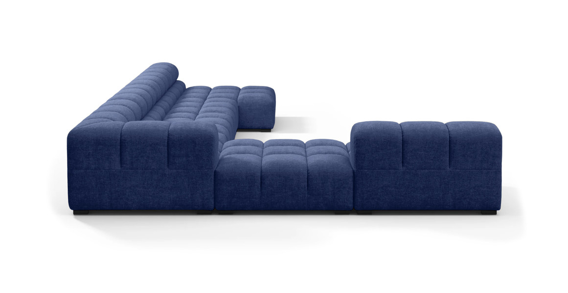 Tufted Sectional Sofa - Extra Large Left Corner