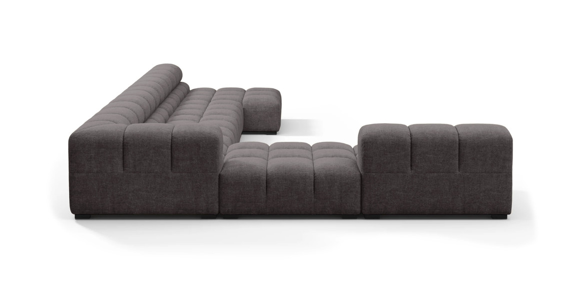 Tufted Sectional Sofa - Extra Large Left Corner