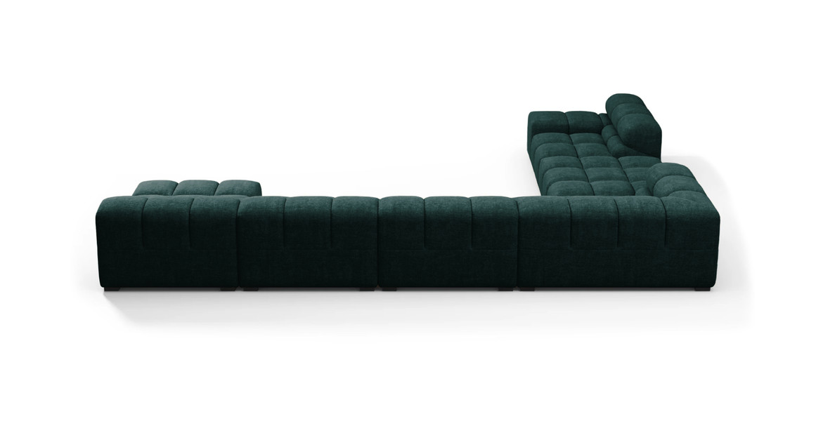 Tufted Sectional Sofa - Extra Large Left Corner