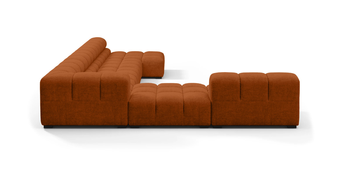Tufted Sectional Sofa - Extra Large Left Corner