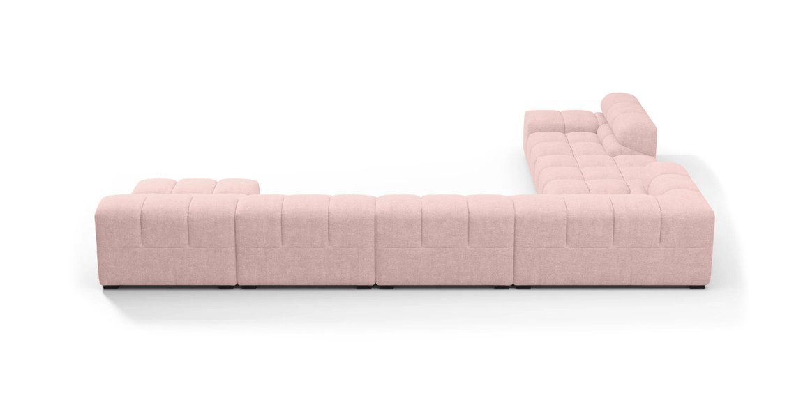 Tufted Sectional Sofa - Extra Large Left Corner