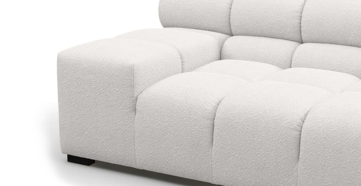 Tufted Sectional Sofa - Extra Large Left Corner