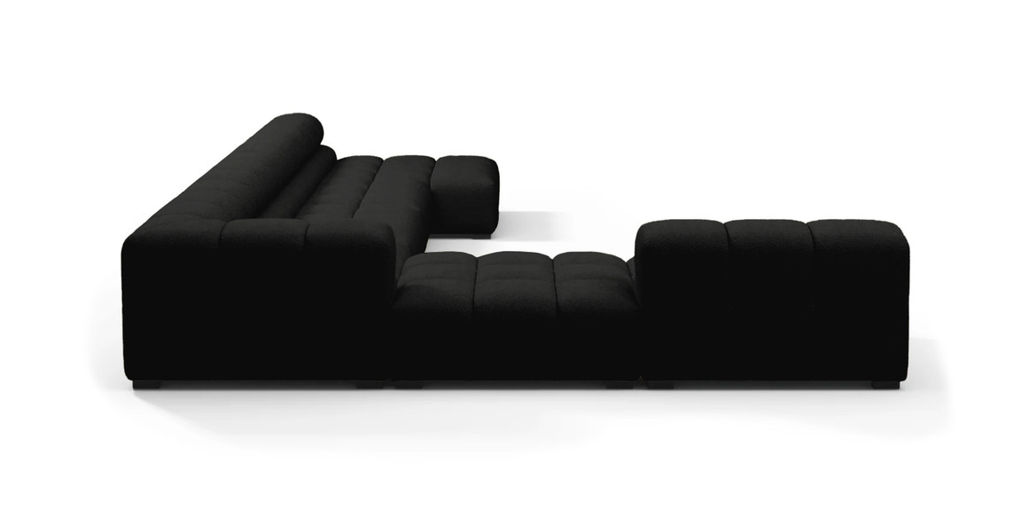 Tufted Sectional Sofa - Extra Large Left Corner