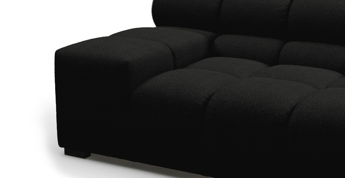 Tufted Sectional Sofa - Extra Large Left Corner