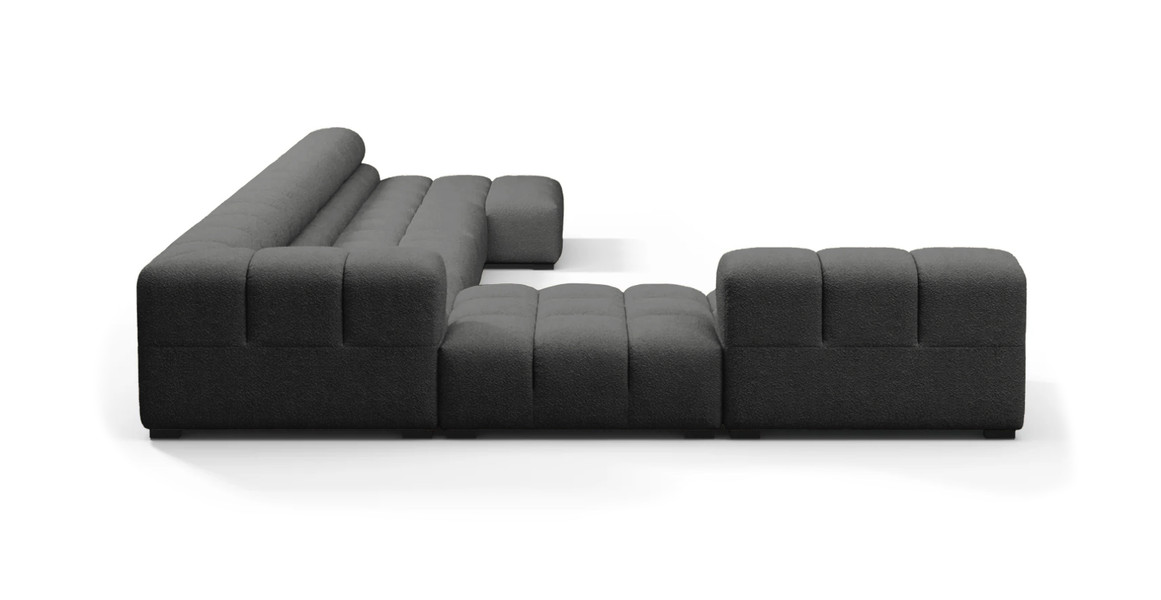 Tufted Sectional Sofa - Extra Large Left Corner