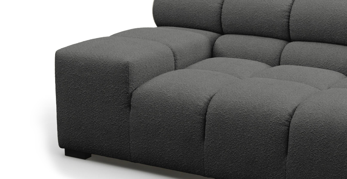 Tufted Sectional Sofa - Extra Large Left Corner