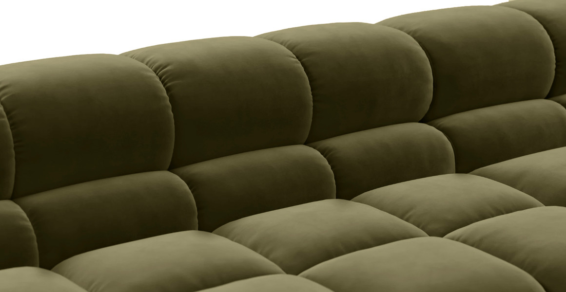 Tufted Sectional Sofa - Large Left Corner