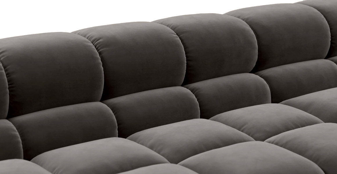 Tufted Sectional Sofa - Large Left Corner