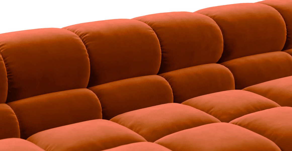 Tufted Sectional Sofa - Large Left Corner