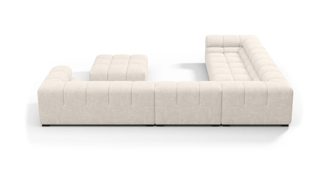 Tufted Sectional Sofa - Large Left Corner