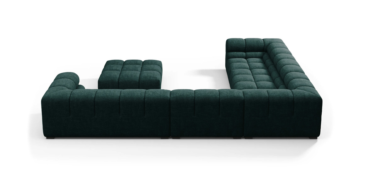 Tufted Sectional Sofa - Large Left Corner
