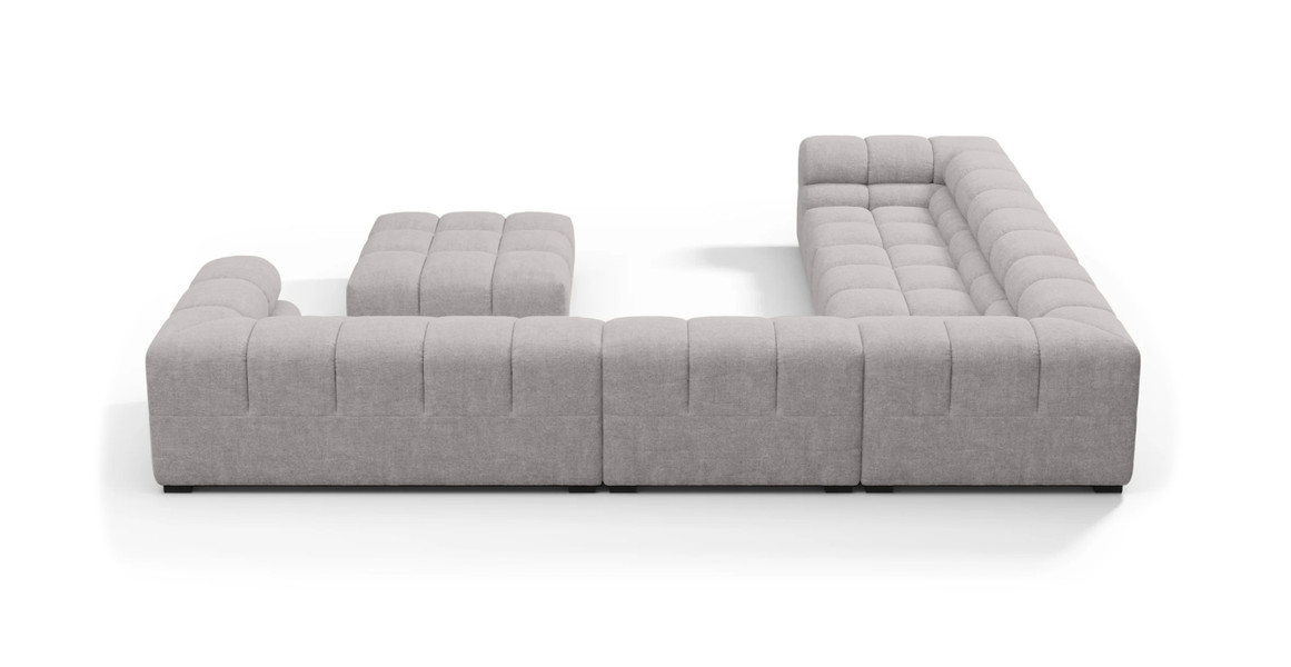 Tufted Sectional Sofa - Large Left Corner