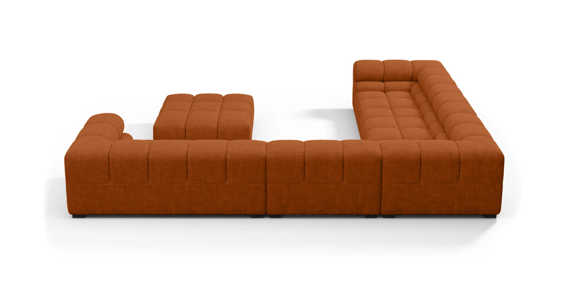 Tufted Sectional Sofa - Large Left Corner
