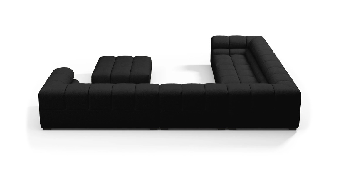 Tufted Sectional Sofa - Large Left Corner