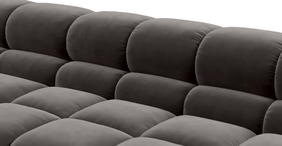 Tufted Sectional Sofa - Large Right Corner