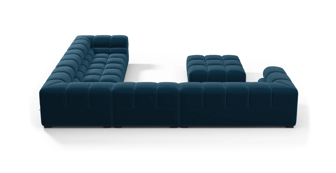 Tufted Sectional Sofa - Large Right Corner