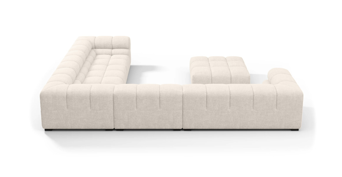 Tufted Sectional Sofa - Large Right Corner