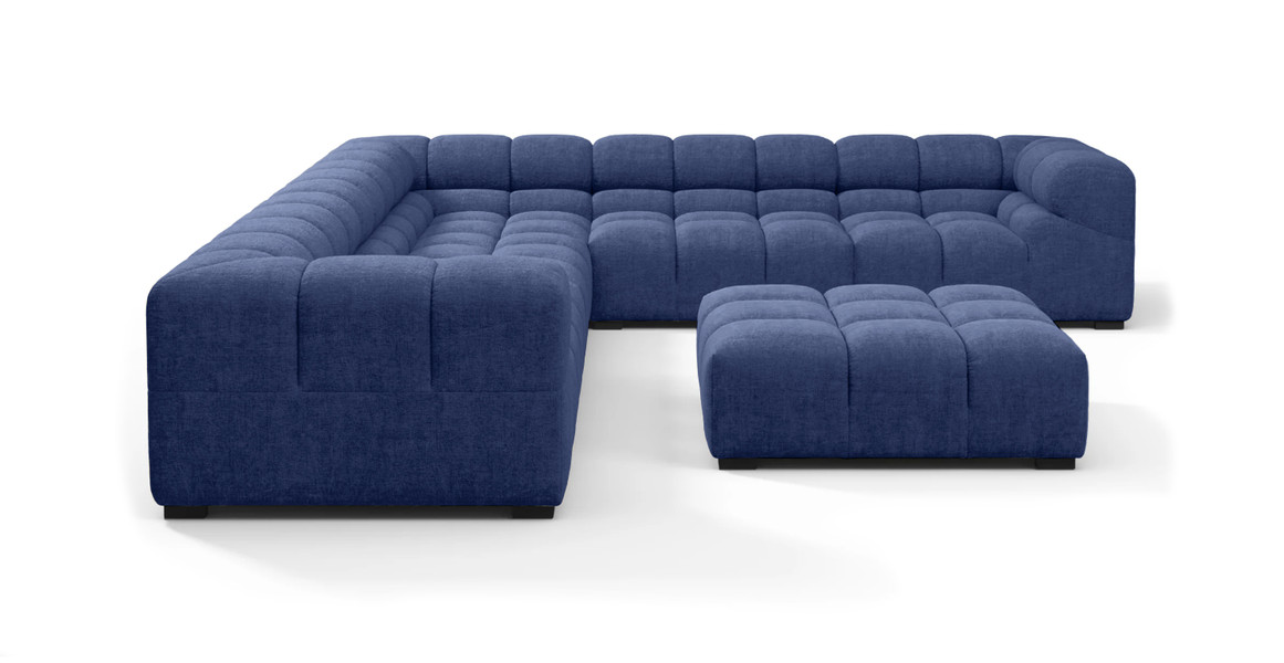 Tufted Sectional Sofa - Large Right Corner