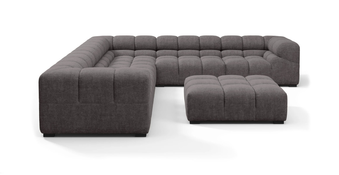 Tufted Sectional Sofa - Large Right Corner