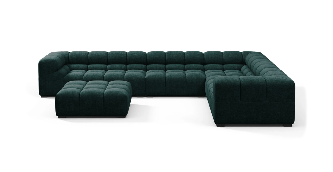 Tufted Sectional Sofa - Large Right Corner