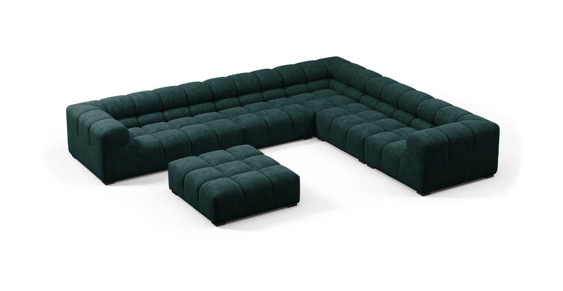 Tufted Sectional Sofa - Large Right Corner