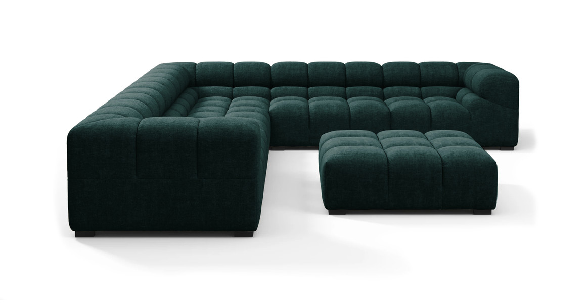 Tufted Sectional Sofa - Large Right Corner