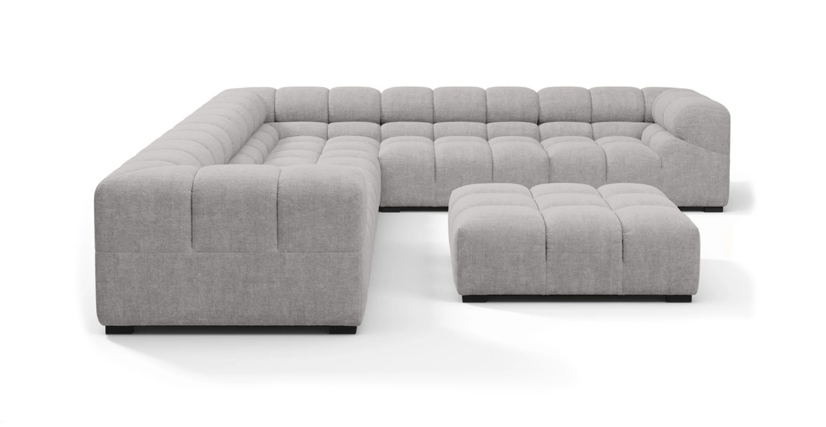 Tufted Sectional Sofa - Large Right Corner