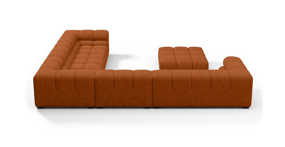 Tufted Sectional Sofa - Large Right Corner