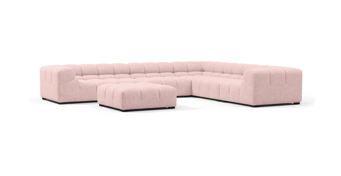 Tufted Sectional Sofa - Large Right Corner