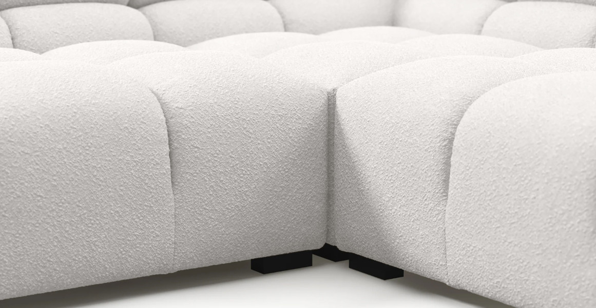 Tufted Sectional Sofa - Large Right Corner